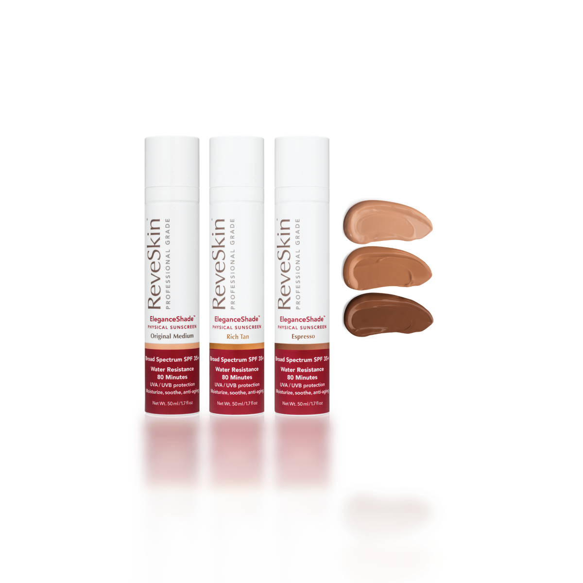 EleganceShade™ Tinted Physical SPF35 (3 Shades)